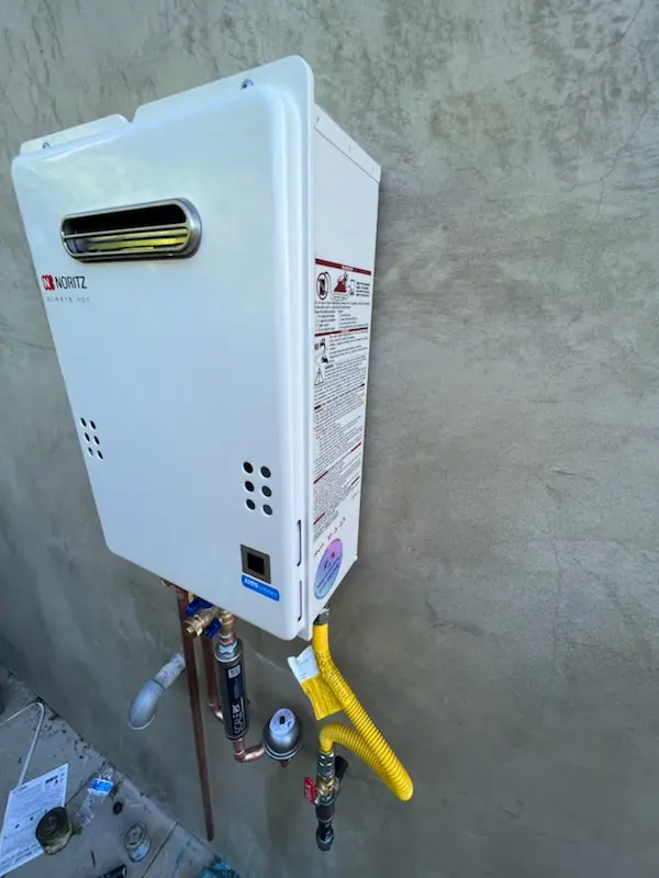 Tankless water heater installation for Hurricane homes